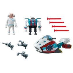 Skyjet 9003 с Dr X & Roboter - Super 4 - Playmobil новизна Германии 2017