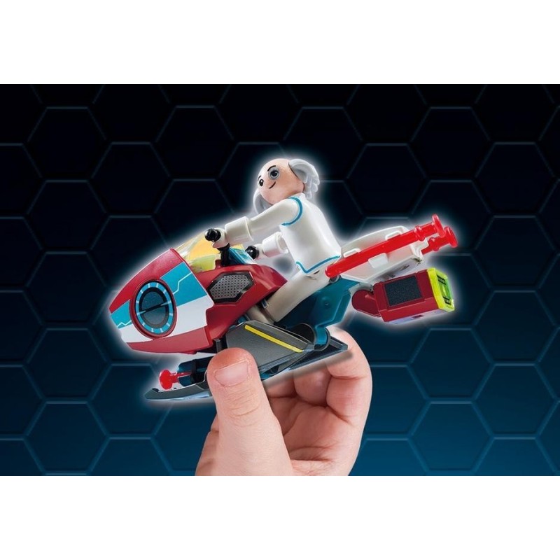 PLAYMOBIL 9003 Skyjet Mit Dr. X & Roboter Intercepto – Spielset Mit Bordkanone – Für Kinder Ab 3 Jahren – Detailreiches Figuren-Set PLAYMOBIL 9003 Skyjet Mit Dr. X & Roboter Intercepto – Spielset Mit Bordkanone – Für Kinder Ab 3 Jahren – Detailreiches Figuren-Set