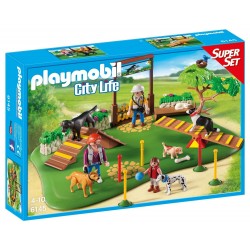 6145 parc chiens Playmobil - Super Set-