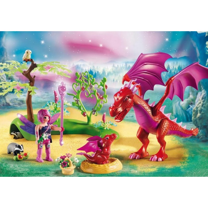 9134 mama Dragon with baby - Playmobil novelty 2017