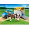 5223 véhicule avec poneys remorque - Playmobil