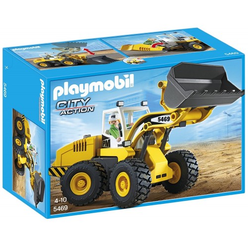 5471 excavator Miniloader with worker Playmobil - Playmobileros - Tienda de Nuevo y Ocasión