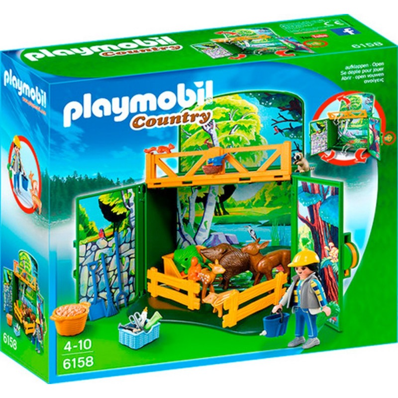 6158 Briefcase caregiver animals of the forest - Playmobil