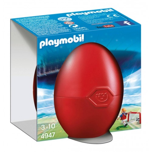 uovo di 4947 calciatore formato - Playmobill