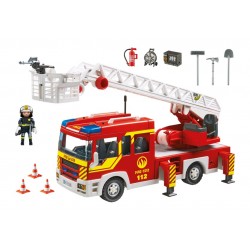 5362 - Camión Bomberos con Escalera y Luces - Playmobil