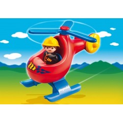 6789 hélicoptère de sauvetage 1-2-3 - Playmobil