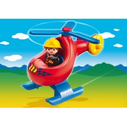 6789 Helikopter Rettung 1-2-3 - Playmobil