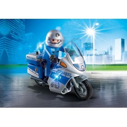 6876 motorcycle police with lights Led - Playmobil