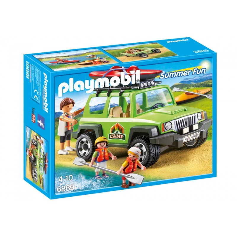 6889 - Coche del Camping con Kayak Playmobil - Playmobileros - Tienda de Playmobil Nuevo y Ocasión