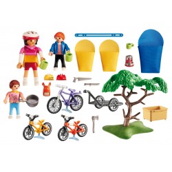 6890 famiglia campeggio bike - Playmobil