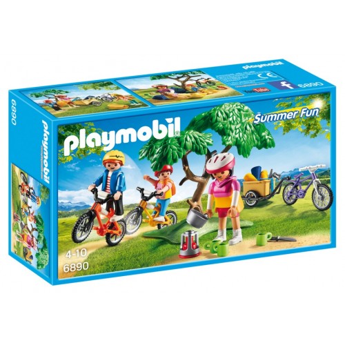 6890 - Familia Acampada Biciletas - Playmobil