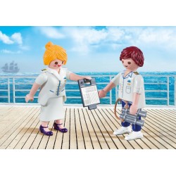 9216 Duopack capitano della barca e hostess dell&#039;aria - Playmobil