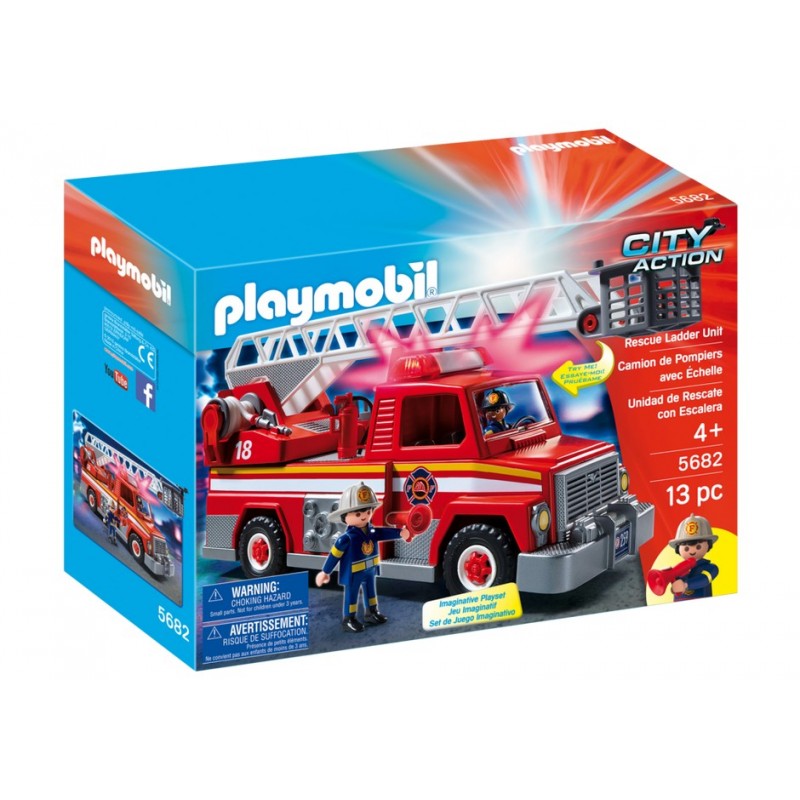 5682 - Camión Rescate Bomberos - EXCLUSIVO USA - Playmobil