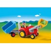 6964 tracteur avec remorque 1.2.3 - Playmobil