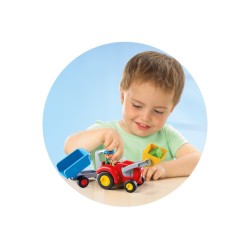 6964 tractor with trailer 1.2.3 - Playmobil