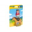 6973 Jinente with horse 1.2.3 - Playmobil