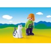 6975 woman with Cat 1.2.3 - Playmobil