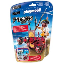 6163 - Cañón Interactivo con Bucanero Rojo - Playmobil