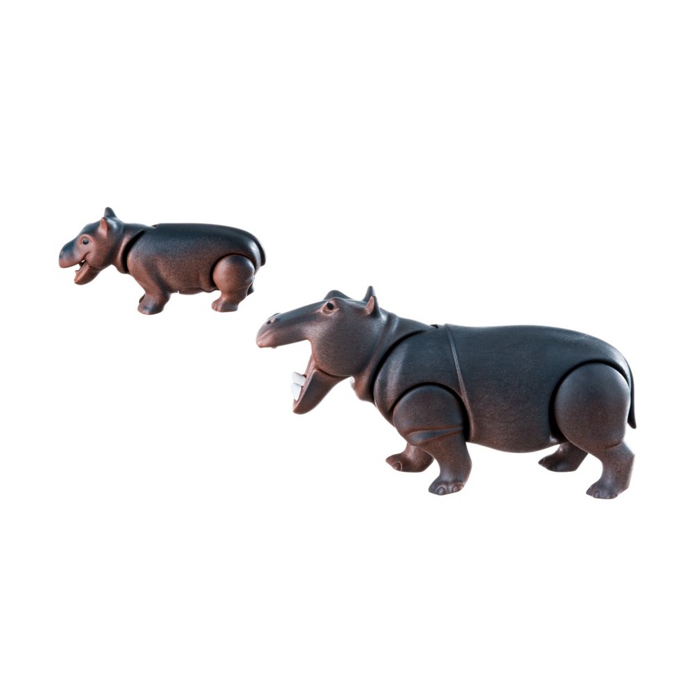 PLAYMOBIL 6945 wild life animaux zoo savane hippopotame et son petit NEUF  SCELLÉ