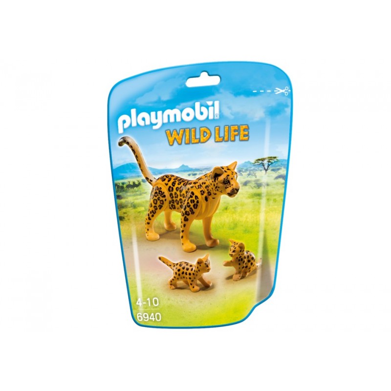 6940 - Leopardo con Crías - Playmobil