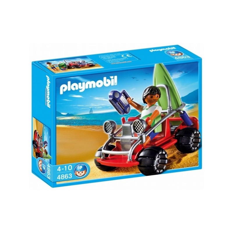 4863 - Surfero con Buggy - Playmobil
