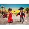ballerini di 6845 coppia Flamenco - fascia rosa