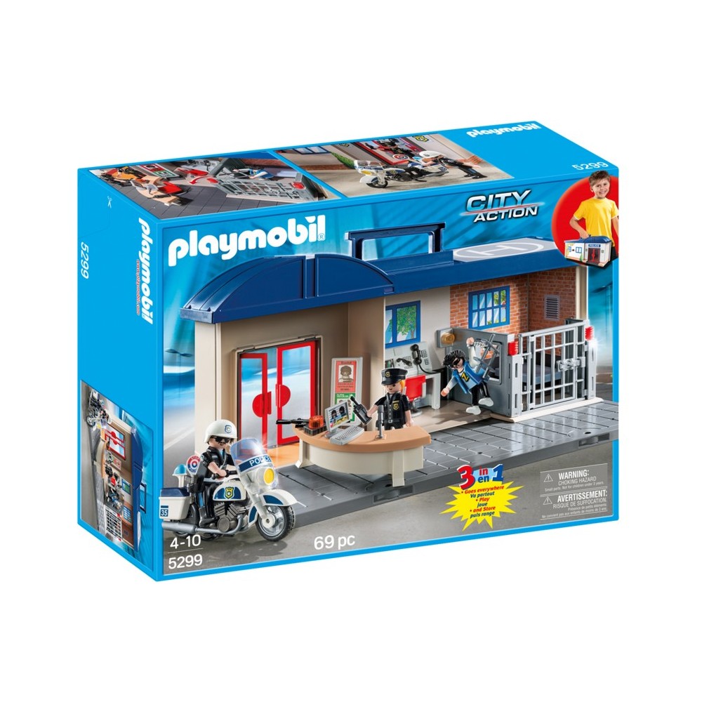 5299 - Estación de Policía Maletín - Playmobil - Playmobileros - Tienda de  Playmobil Nuevo y Ocasión