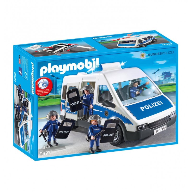 9397 - Furgón Policía Federal Antidisturbio - Edición Especial - Playmobileros - Tienda de Playmobil Nuevo y Ocasión
