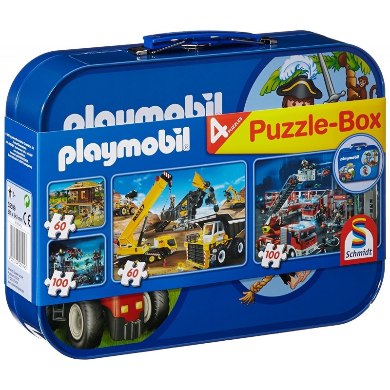 55599 - Maletín con 4 Puzzles - Playmobil