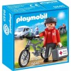 9445 - Ciclista Primeros Auxilios Cruz Roja - Exclusivo Playmobil Holanda