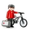 9445 - Ciclista Primeros Auxilios Cruz Roja - Exclusivo Playmobil Holanda