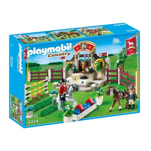 5224-compétition chevaux-Playmobil pays