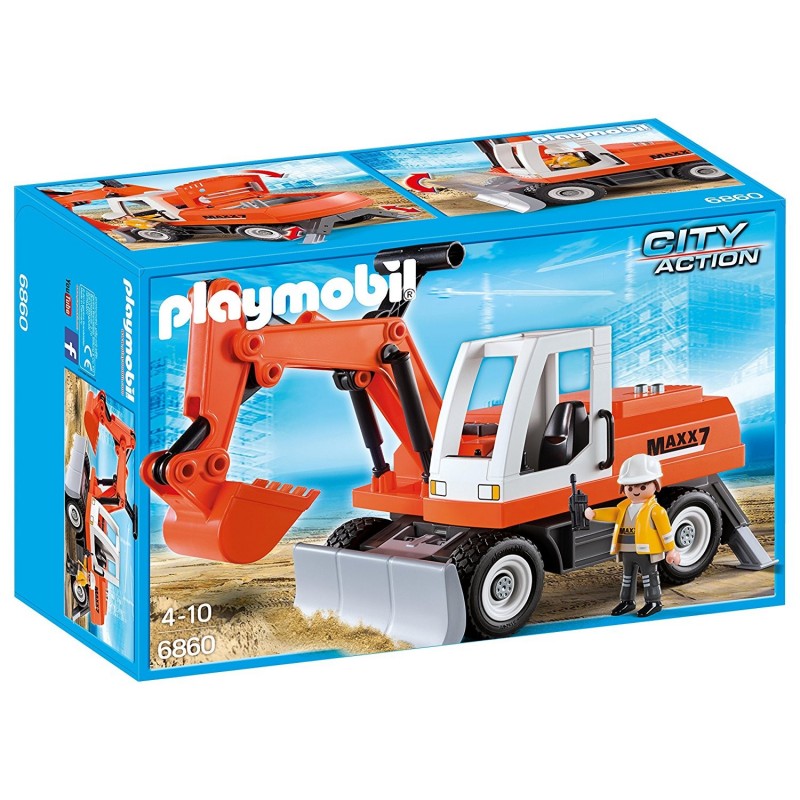 6860 - Escavadora con Carga Frotal - Playmobil