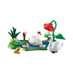 6359 swans in the pond - Playmobil