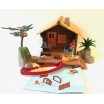 3826 cabin Fisher - second hand - Playmobil