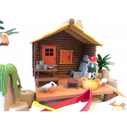 3826 cabin Fisher - second hand - Playmobil