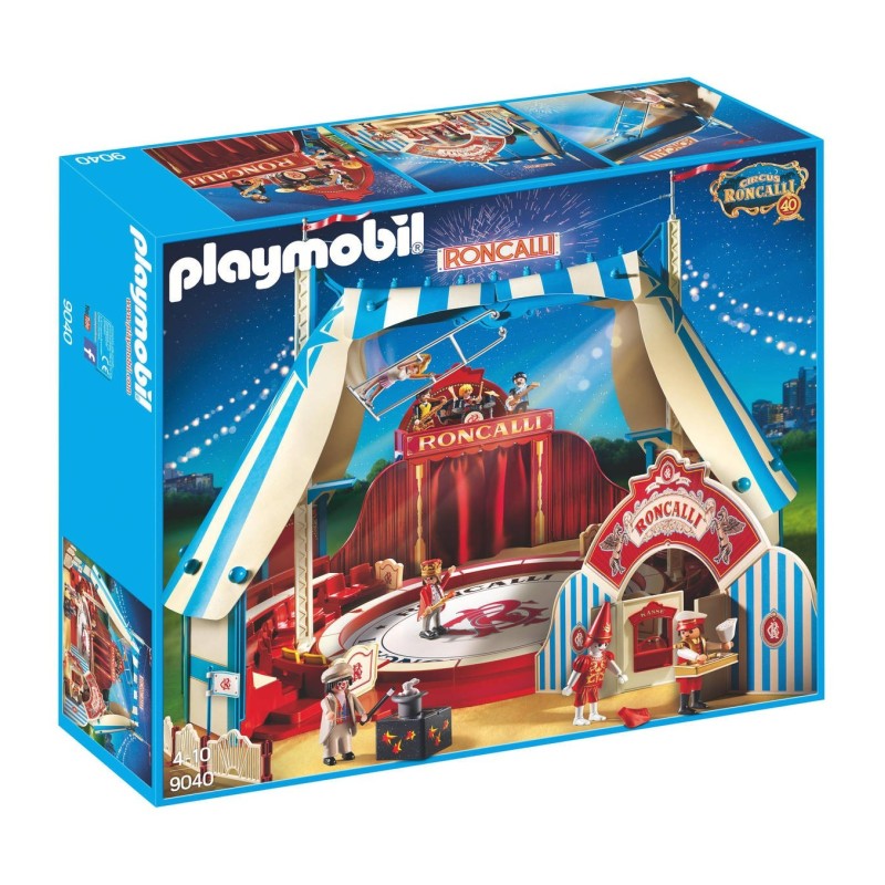 9040 circo Roncalli - fase tenda contrastare biglietti - Playmobil - edizione esclusiva