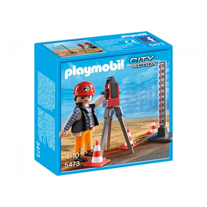 5473 Topógrafo - Playmobil - Playmobileros - Tienda de Playmobil Nuevo y Ocasión