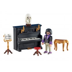 6527 vittoriano pianista pianoforte - Playmobil