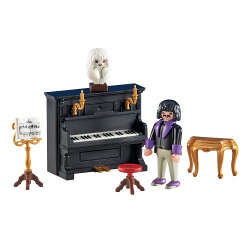 6527 vittoriano pianista pianoforte - Playmobil