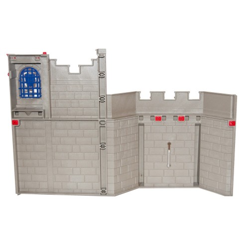 Mur de château médiéval avec fenêtre - système X - Playmobil