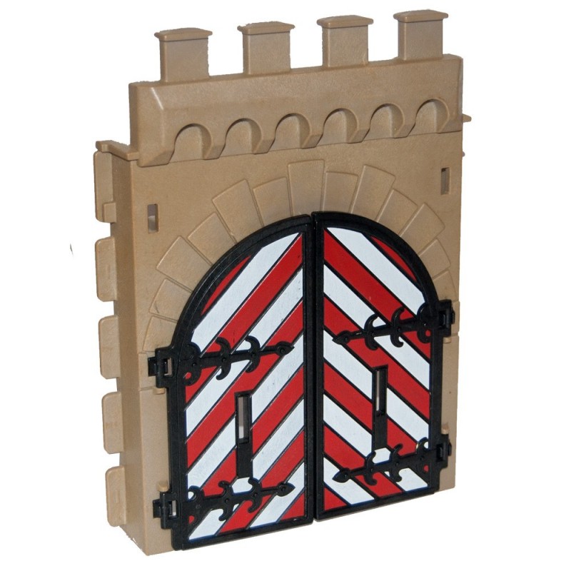 Muro de Entrada con Puerta - 30078780- Steck - Playmobil 3667