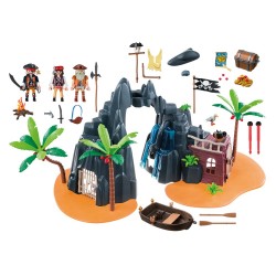 6679. pirate treasure island - Playmobil