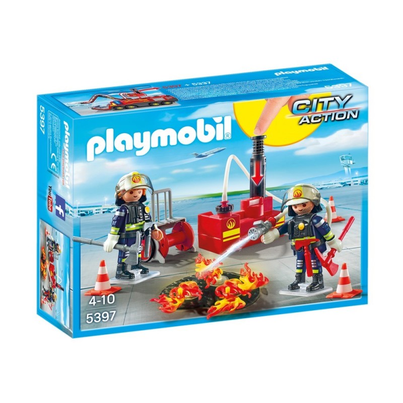 5397 - Bomberos con Bomba de Agua - Playmobil