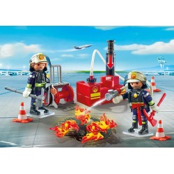 5397 - Bomberos con Bomba de Agua - Playmobil
