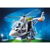 6874 mit Led-Strahler (Taschenlampe) - Playmobil-Polizei-Hubschrauber