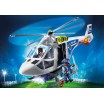 6874 avec projecteur Led (lampe de poche) - hélicoptère de police Playmobil