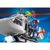 6874 with Led spotlight (flashlight) - Playmobil police helicopter