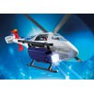 6874 avec projecteur Led (lampe de poche) - hélicoptère de police Playmobil