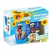 9011 - Kit pirate home gardening with pot and sunflower - Playmobil Lehuza